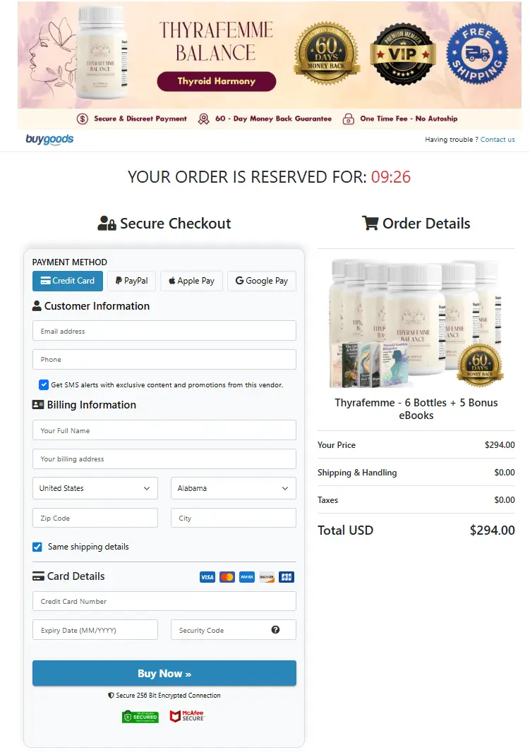 Thyrafemme balance buy online